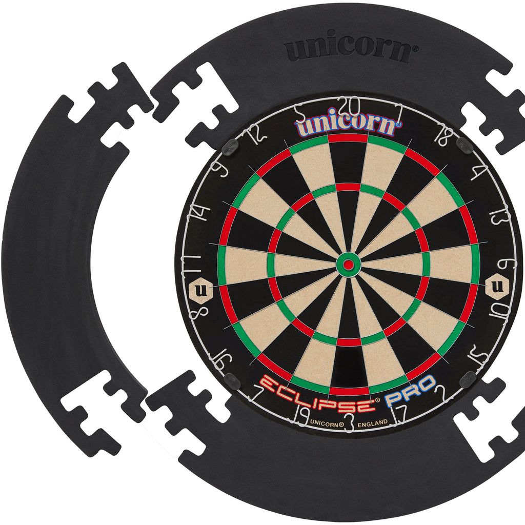 Unicorn Jigsaw Dartboard Surround Svart
