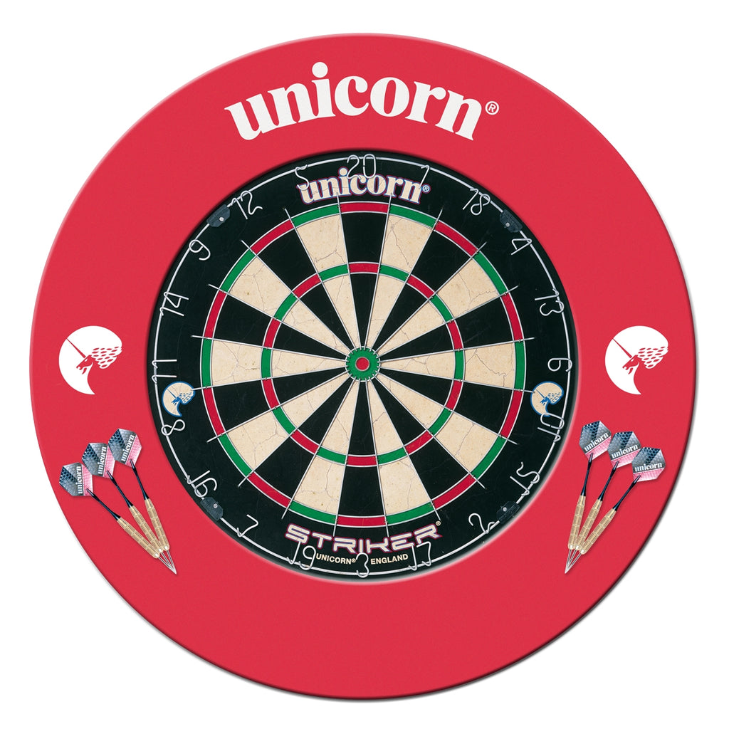 Unicorn Striker Dartskive Med Surround