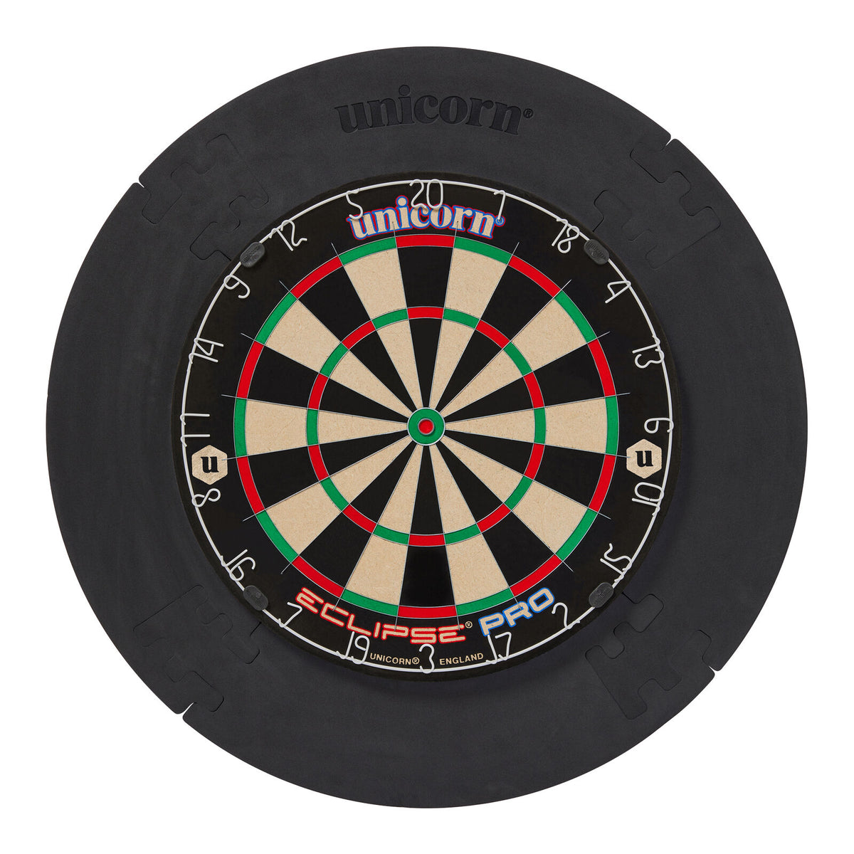 Unicorn Jigsaw Dartboard Surround Svart